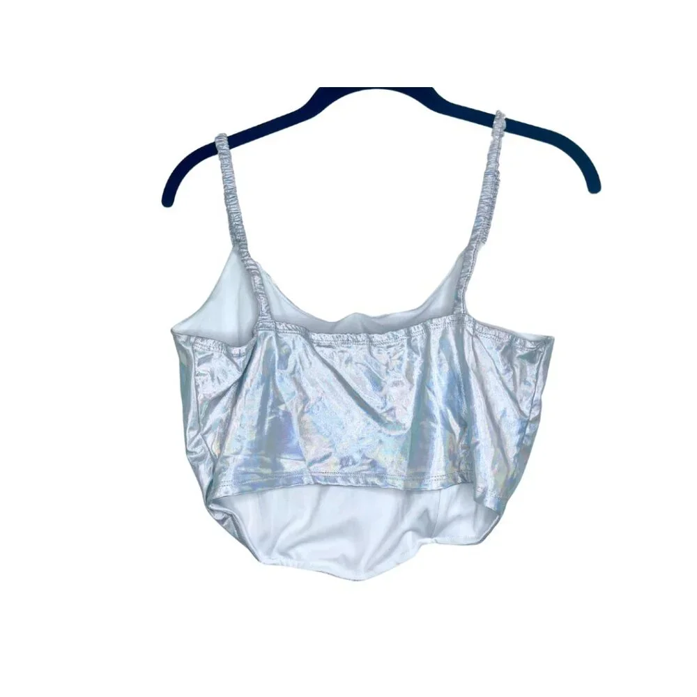 Holographic Short Set - Silver - Picture 3 of 6